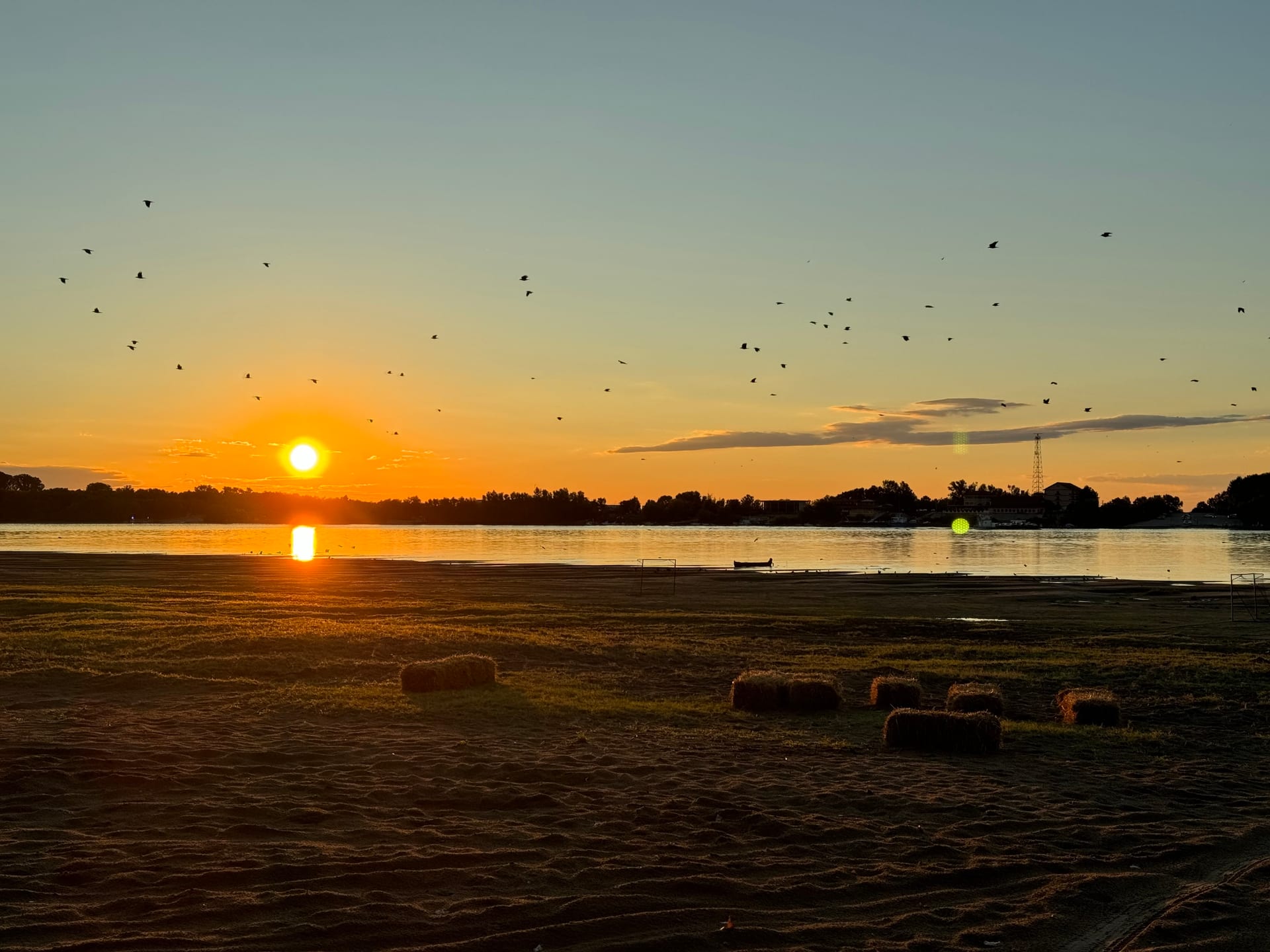 Sunrise over the river