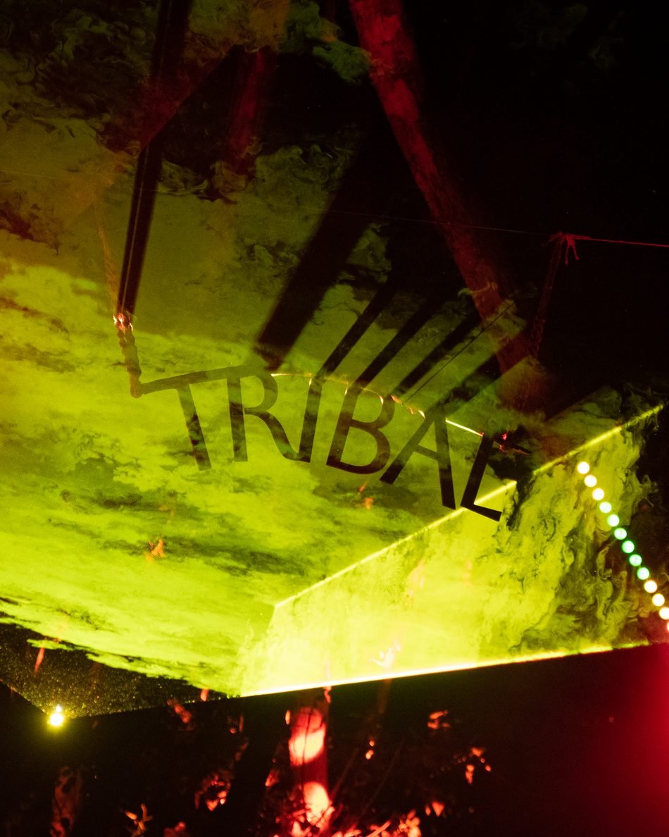 Lasers over the stage